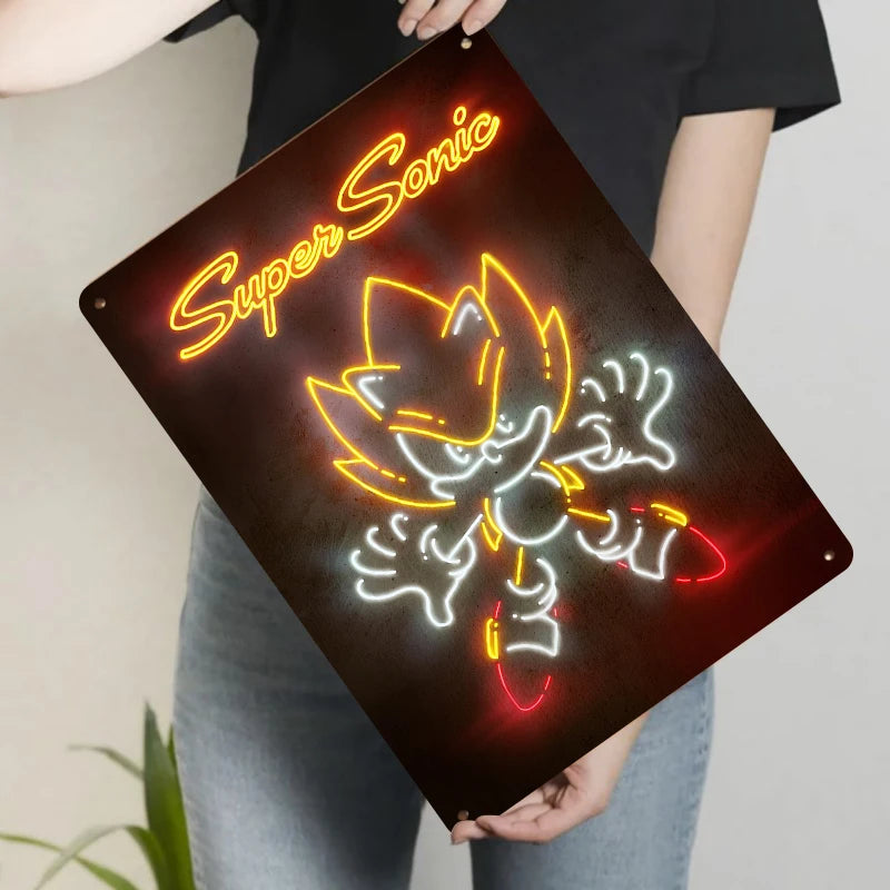 Enseigne LED Sonic - Super Sonic