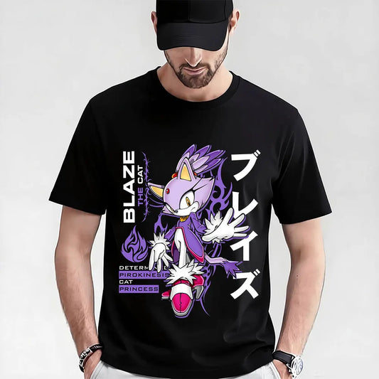 T-shirt Sonic - Blaze the Cat (Édition Japonaise)