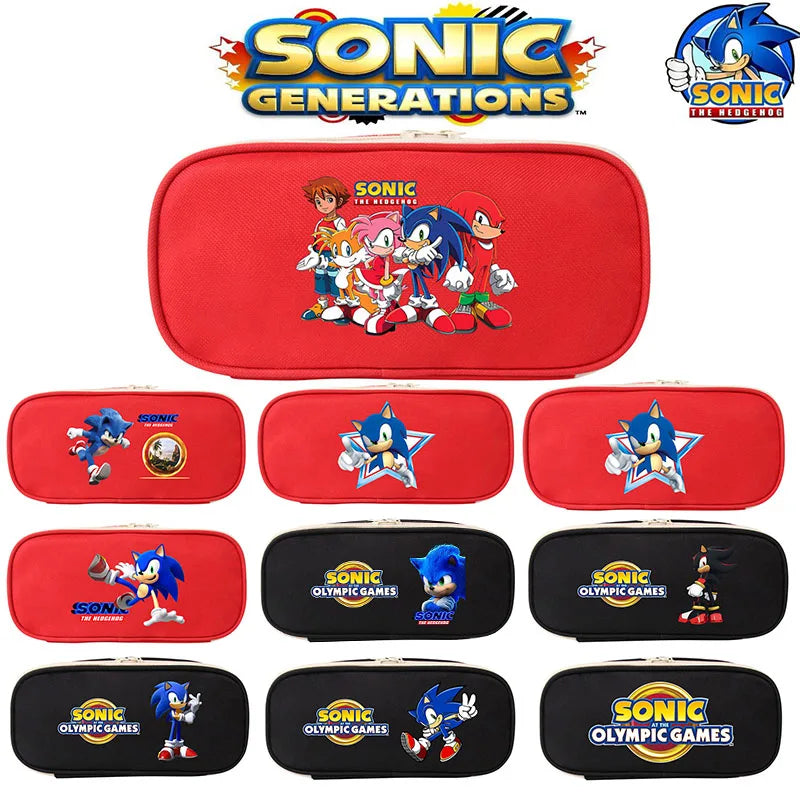 Trousse Scolaire Sonic te Pointe du Doigt