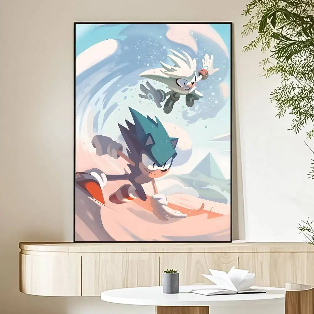 Poster Sonic - Silver