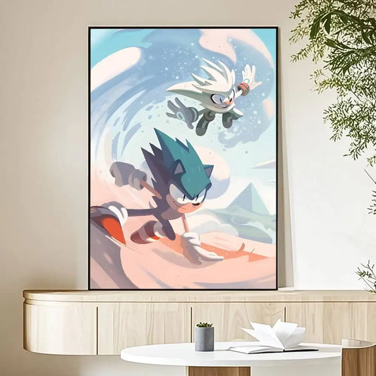 Poster Sonic - Silver