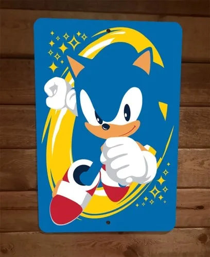 Plaque Métal Sonic - Gotta Go Fast