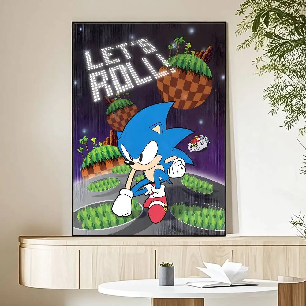 Poster Sonic - Let's Roll