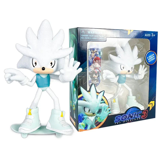 Figurine Sonic Edition Film - Silver The Hedgehog - 17cm