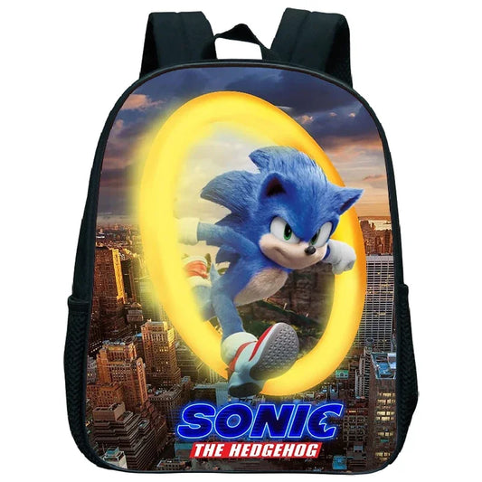 Cartable Sonic passe à travers un Anneau