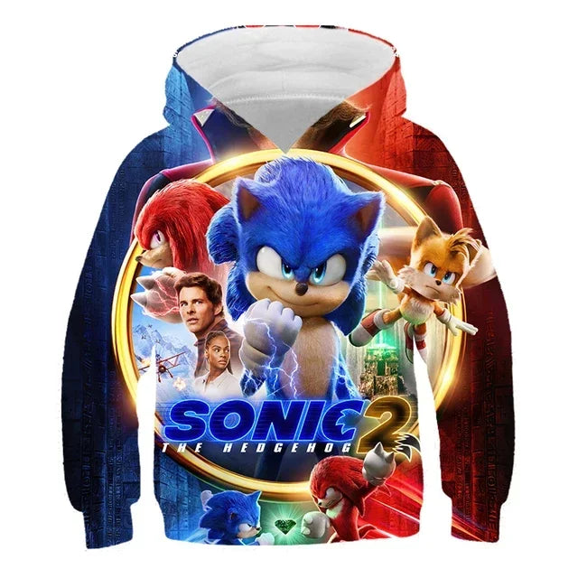 Sweat à Capuche Sonic 2 le Film
