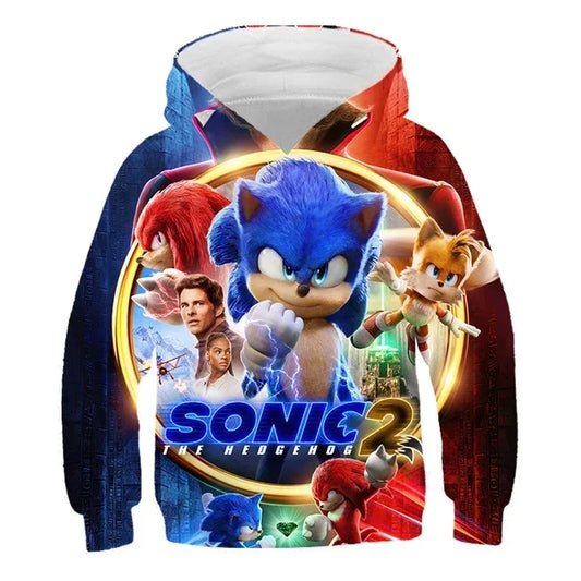 Sweat à Capuche Sonic 2 le Film