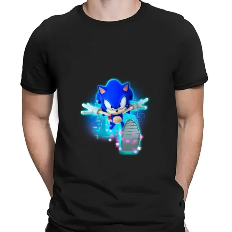 T-Shirt Sonic en Route Noir