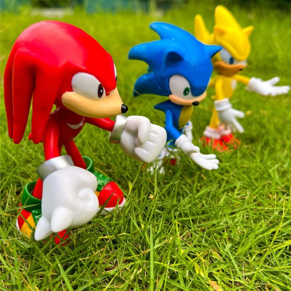 Lot 5 Figurines Personnages Sonic