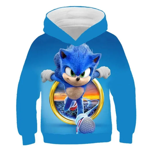 Pull à Capuche Sonic - Anneau Doré