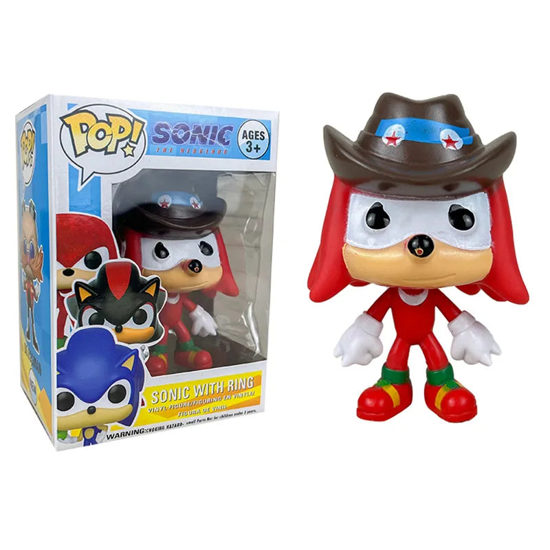 Figurine Pop Sonic - Knuckles avec un Chapeau 10cm