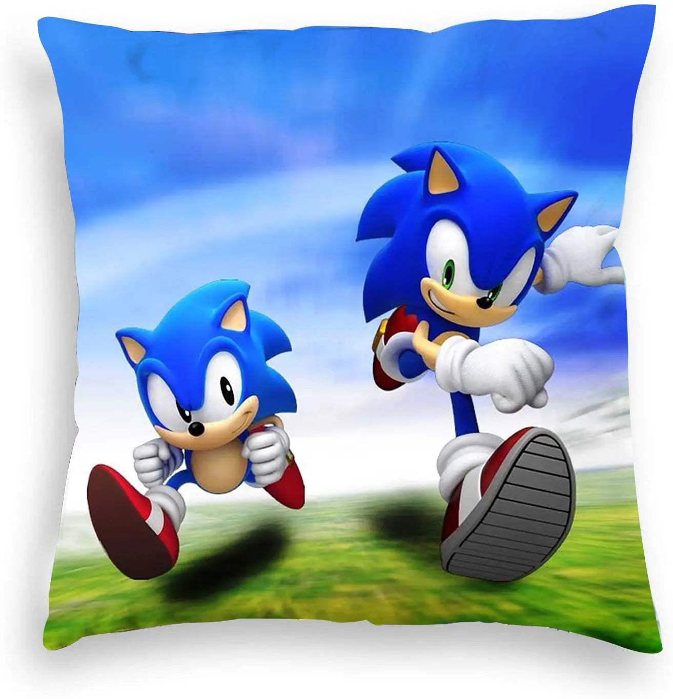 Housse de Coussin Sonic vs Sonic Enfant 45x45cm