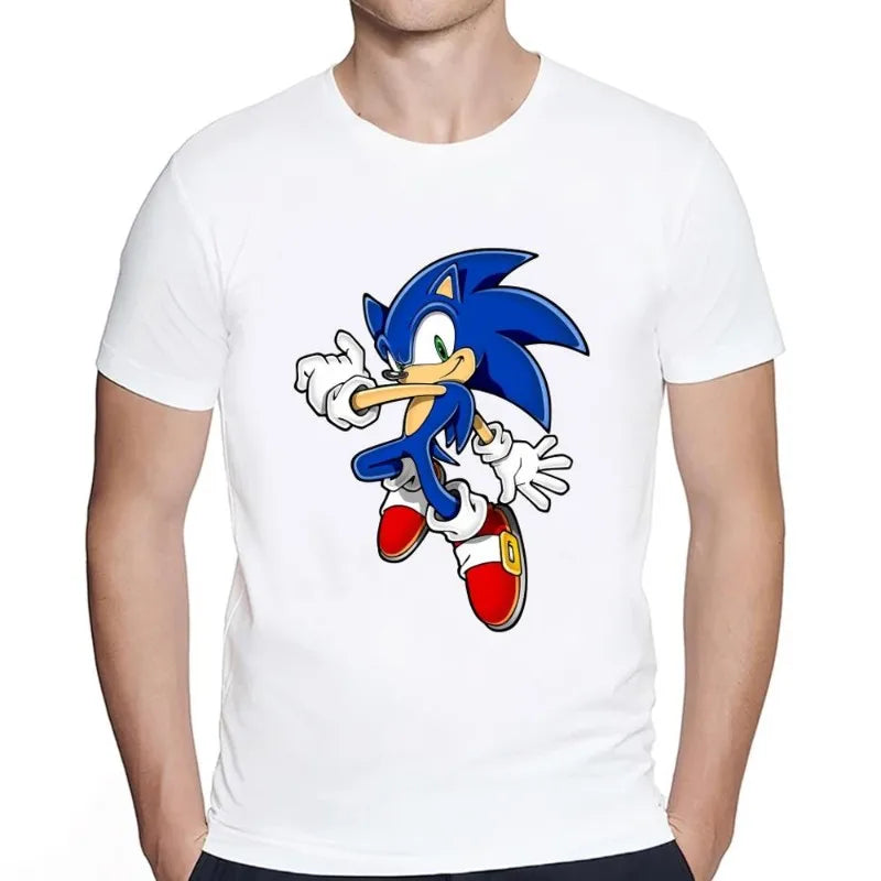 T-Shirt Sonic Blanc