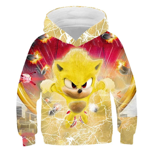 Pull Enfant Sonic Jaune - SuperSonic