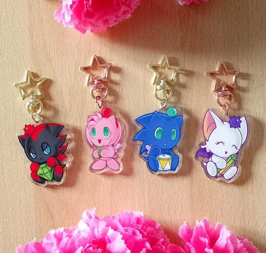 Porte-Clés Sonic - Lot de 4 Chao