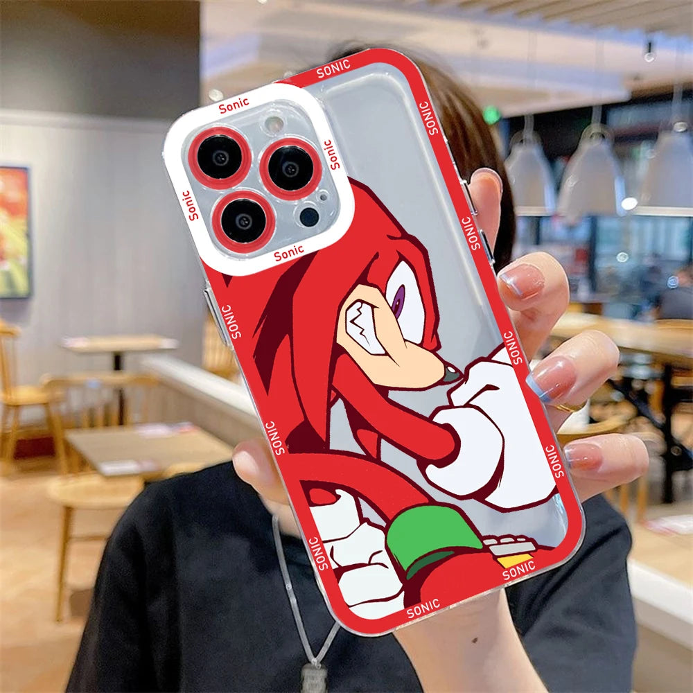 Coque Sonic Rouge iPhone - Knuckles The Echidna iPhone 16 ProMax