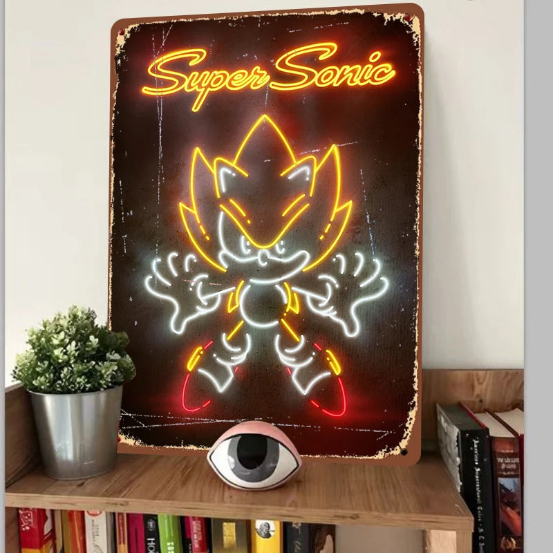 Enseigne LED Sonic - Super Sonic