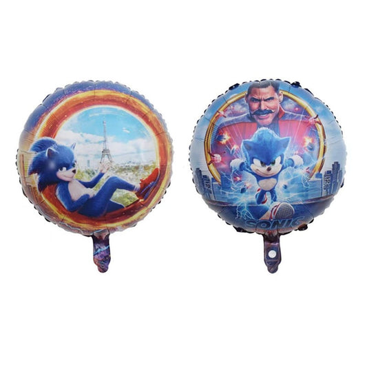 Ballons Ronds Sonic le Film - Lot de 2
