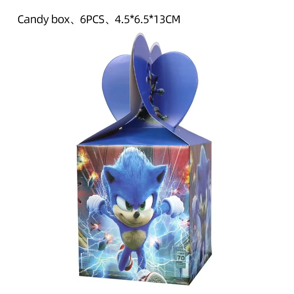 Boîtes à Bonbons Sonic - Lot de 6