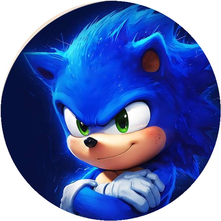 Dessous de verre Sonic - Sonic le Film