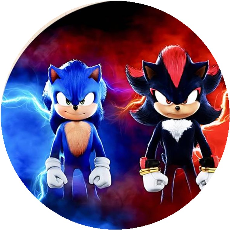 Dessous de verre Sonic - Sonic & Shadow