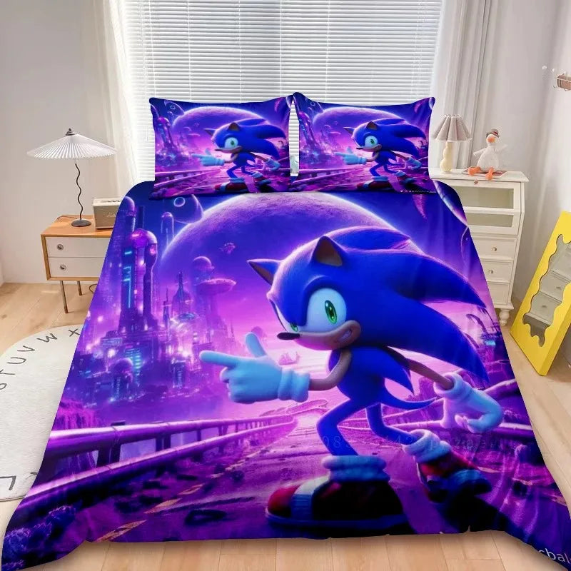 Housse de Couette Sonic - Le Film Violet
