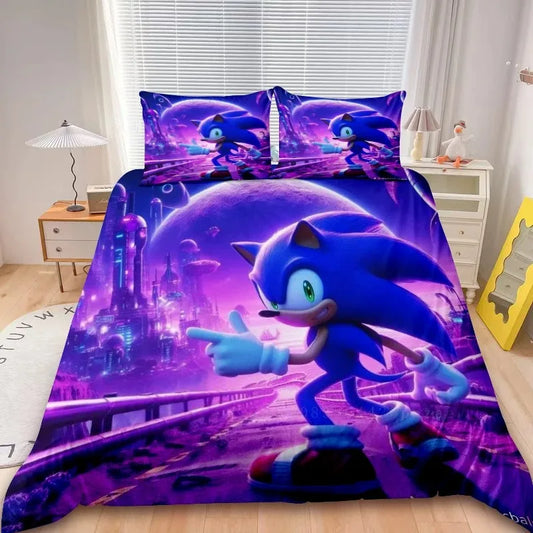 Housse de Couette Sonic - Le Film Violet