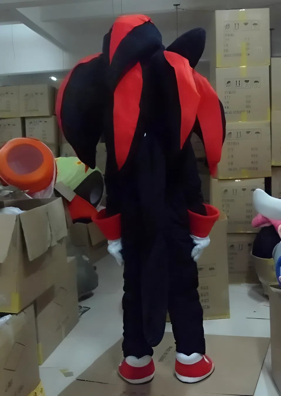 Mascotte Sonic - Shadow The Hedgehog