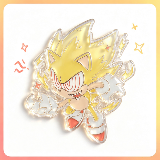 Pin's Sonic - Fleetway Super Sonic