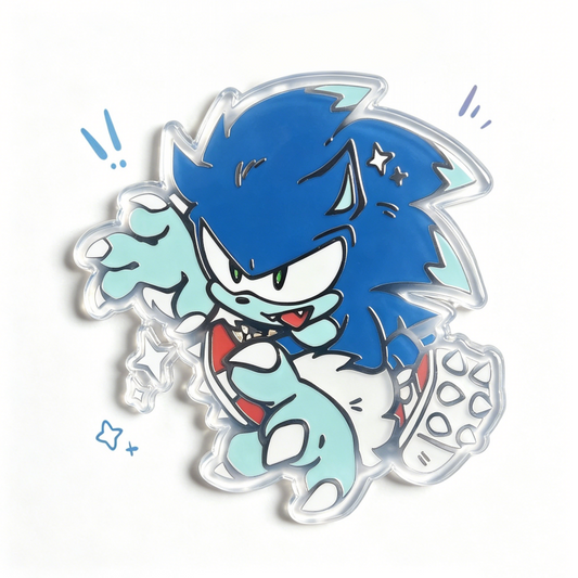 Pin's Sonic - Sonic Werehog