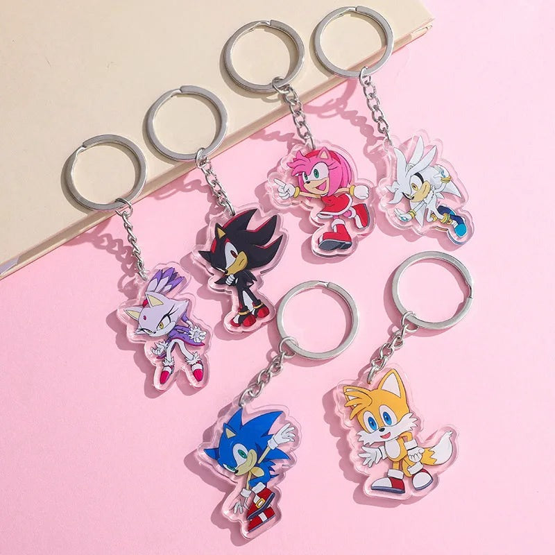 Porte-Clé Sonic en Acrylique - Amy Rose