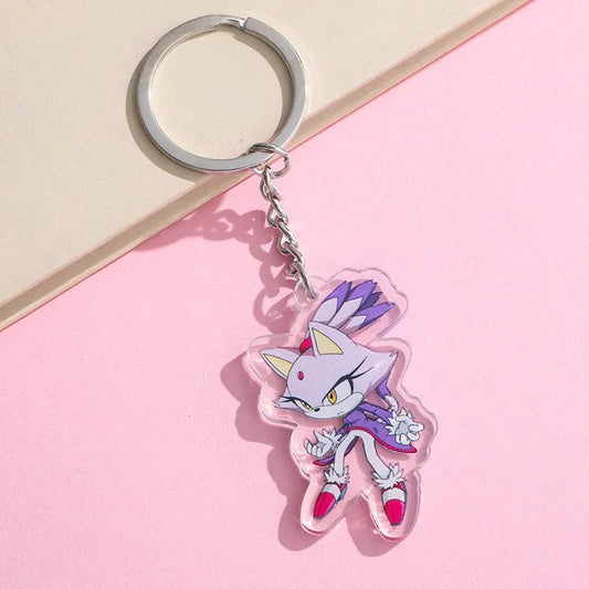 Porte-Clé Sonic en Acrylique - Blaze The Cat