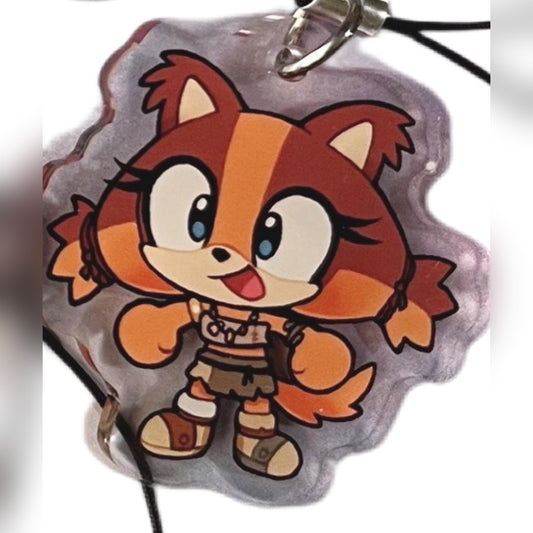 Porte-Clé Sonic en Acrylique - Sticks the Badger