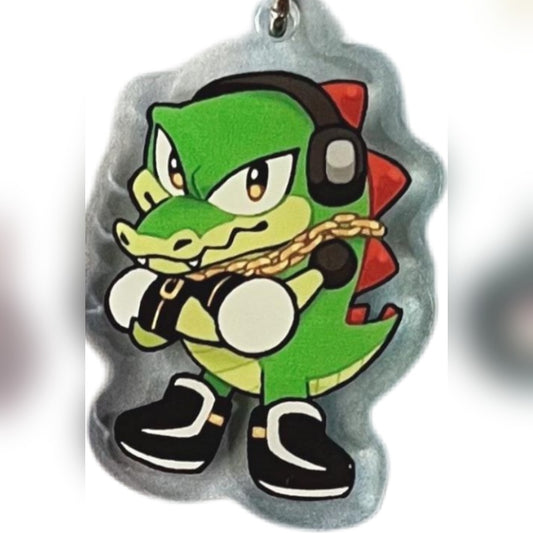 Porte-Clé Sonic en Acrylique - Vector the Crocodile