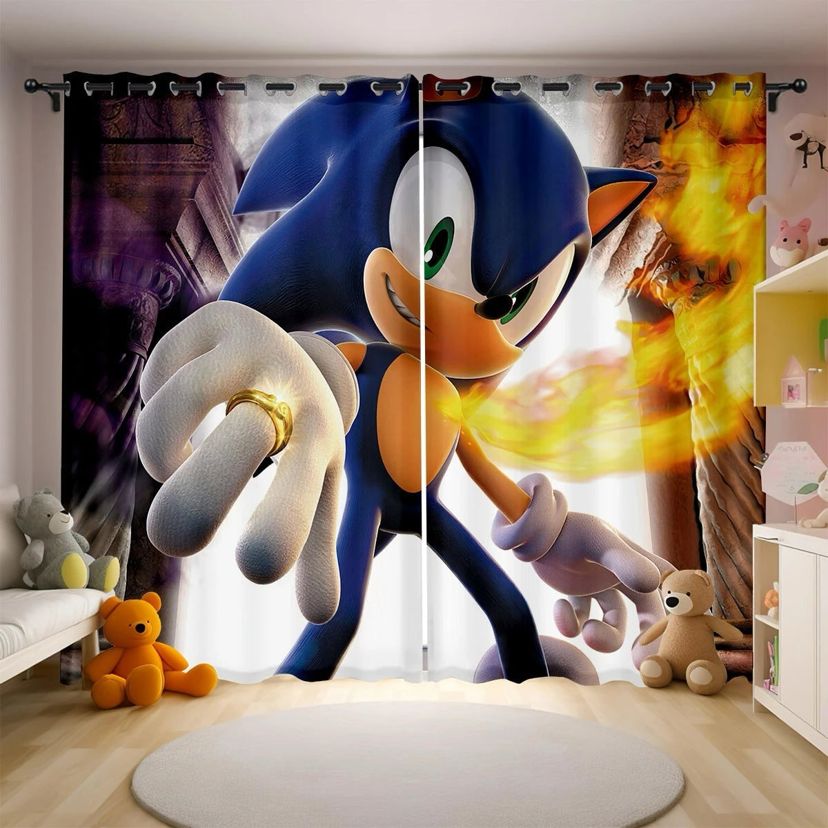 Rideau Sonic - Sonic et l'Anneau d'Or